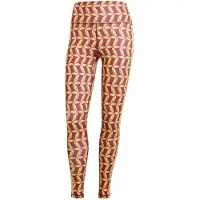 Adidas Sportbroek 'Adidas x Farm Rio' geel / bordeaux