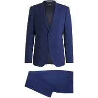 BOSS Tweedelig slim-fit pak van stretchwol Maat 44