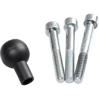 SW-Motech 1" bal voor M8 schroefdraad - Voor RAM arm. Zwart.