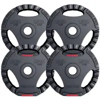 Gorilla Sports Voordeelbundel 5 kg (4x1.25 kg) Halterschijven Gripper Kunststof