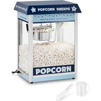 Royal Catering Popcornmachine - blauw