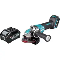 Makita GA 047 GM1 Accu haakse slijper 40 V max. 125 mm X-LOCK Brushless + 1x oplaadbare accu 4.0 Ah - zonder lader