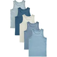 Next Onderhemd opaal / enziaan / pastelblauw / lichtblauw / wit
