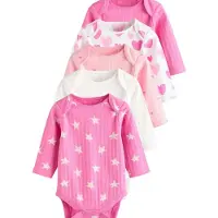 Next Rompertje/body pink / rosa / pitaja roze / wit