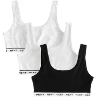 Next BH grijs gemêleerd / zwart / wit