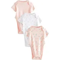 Next Rompertje/body groen / pink / wit