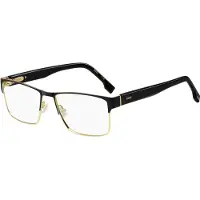 HUGO BOSS BOSS 1764 59/18/155 Matte zwart goud Metalen monturen MAN BOSS 1764