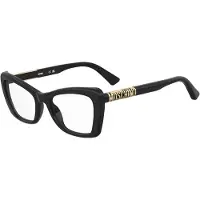 Moschino MOS649 52/19/140 Zwart goud Acetaat monturen DAMES MOS649
