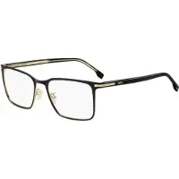 HUGO BOSS BOSS 1757/G 54/18/150 Matte zwart goud Metalen monturen MAN BOSS 1757/G