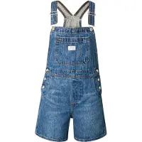 Levi's Tuinbroek jeans 'Utility Shortall' blauw denim