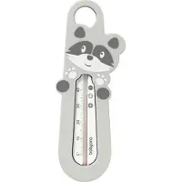 Babyono - Babybadthermometer- Wasbeer - 0m+ Grijs