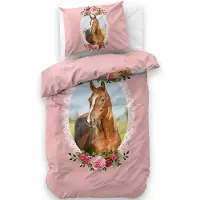 Royal Textile Dekbedovertrek Cute Horse - microvezel - 1-persoons