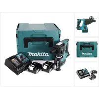 Makita DHR 242 RGJ accuklopboormachine 18V 2.0J SDS-plus Brushless + 2x accu 6.0Ah + lader + Makpac