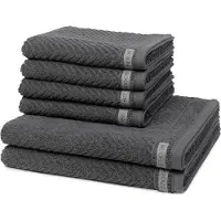 Ross Dames en Heren 4 X handdoek 2 X douchehanddoek - in set Smart