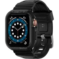 Spigen Rugged Armor Pro case voor de Apple Watch 44 mm / 45 mm - Zwart