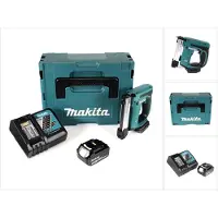 Makita Tacker + spijkerpistool, DST 221 RG1J 18 V Li-ion accutacker in Makpac + 1x BL 1860 B 6.0 Ah Li-ion accu + DC 18 RC