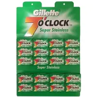 Gillette 100 Double Edge scheermesjes 7 O Clock