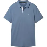 Tom Tailor Shirt smoky blue / wit