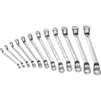 Facom set 12 12-kantringsleutels, metrische maten - 55A.JE12