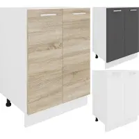 VCM Keukenonderkast, breedte 60 cm, met draaideuren, model Esilo