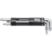 Bgs Hoeksleutelset extra lang T-profiel (voor Torx) met boring T10 - T50 8 stuks. (T-profiel)