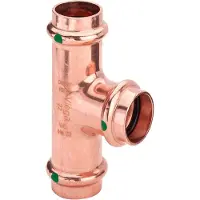 Viega Technologie voor pijpaansluitingen, Gelijkbenig tee 42mm (291 990) (Persaansluiting)