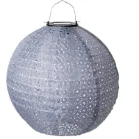 Intratuin Lampion Bari Grijs D 30 H 28 Cm