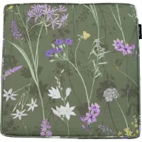 Madison Luxe zitkussen ca. 40x40 cm Donna green canvas Eco plus natural outdoor finishing