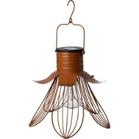 Intratuin Solar Hanglamp Luxor Bruin D 28 H 25 Cm