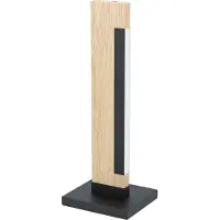 Eglo 99295 Camacho Tafellamp Staal Zwart/Hout Bruin/Kunststof Wit - 6,5W/800LM/3000K