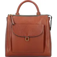 Fossil Parker City rugzak leer 24 cm medium brown