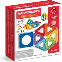 Magformers Basic Plus 14 Set (inner Circle) Construction Game Transparant Kinderen