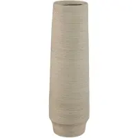 Ptmd Zonna Beige Matt Ceramic High Vase S