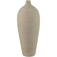 Ptmd Cavinn Beige Matt Ceramic Bottle Vase M