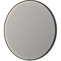 Ink Spiegel SP24 40x4x40 cm incl. direct LED-Verlichting Rondom en Spiegelverwarming Mat Zwart