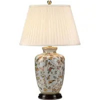 Elstead Lighting LED Tafellamp Gold Birds | 1X E27 Max 60W | Light Blue and Gold