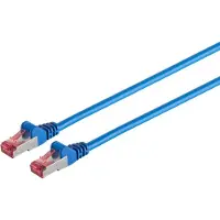 S-Impuls Patchkabel cat6A S/FTP PIMF Halogenfrei blau 0,5m