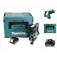 Makita DHR 242 G1J accuklopboormachine 18V 2.0J SDS-plus Brushless + 1x oplaadbare accu 6.0Ah + Makpac - zonder lader