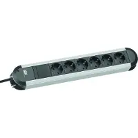 Bachmann stekkerdoos PRIMO CLASSIC ALU, 6-voudig, zonder