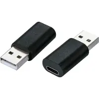 Value USB A naar USB C adapter | | USB 2.0 (Zwart)