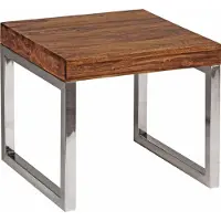 Wohnling Bijzettafel GUNA sheeshamhout bruin 45 cm