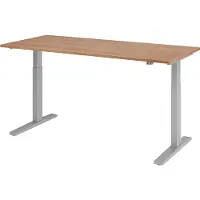 Hjh OFFICE PRO XMKA 19 S - 180 x 80 Walnoot Tafelhoogte I Elektrisch in hoogte verstelbaar
