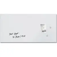 Sigel glasmagneetbord - ARTVERUM - mat wit - 91x46cm - frameloos - SI-GL546