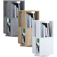 Hioshop StiftaL kantoor wandkast 2 planken eik decor.