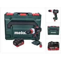 Metabo Boormachine + slagboor, BS 18 LT BL Q Snoerloze boormachine 18 V 75 Nm Brushless + 1x oplaadbare batterij 10.0 Ah + metaBOX (Oplaadbare batterij)