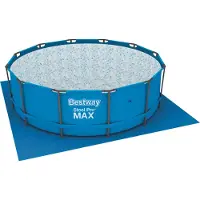 Bestway Floor Protection Mat For Pools With 396x396 Cm 360 Cm Blauw