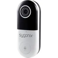 Sygonix Bel + deurintercom, SY-4452322 IP Videodeurintercom WLAN Buitenunit Wit (WiFi)