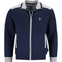 Hajo Heren homewear jasje blauw | Maat 54