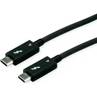 Roline USB-C kabel | Thunderbolt 4 | 40 Gbps | Intel gecertificeerd | zwart | 2 meter