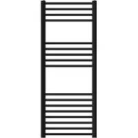 LuxeBath badkamer radiator Sahara 500x1200 mm zwart mat recht met zijaansluiting,design radiator handdoekverwarmer handdoekdroger handdoek radiator handdoekverwarmer handdoek radiator